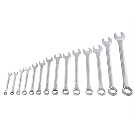 Sunex 14 Piece SAE Raised Panel Combination Wrench Set SUN9714A